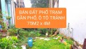 BÁN ĐẤT PHÂN LÔ PHỐ TRẠM-LB, THÔNG SỐ VÀNG, Ô TÔ TRÁNH, 6 TẦNG THANG MÁY, GIÁ ĐẦU TƯ, 75M2x4M